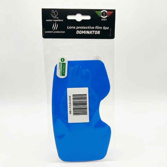 Pellicola di protezione lenti Dominator 5 pz
